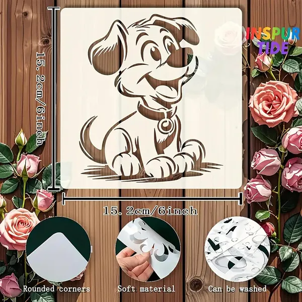White_Dog_Themed_Stencil_Diy_And_Craft