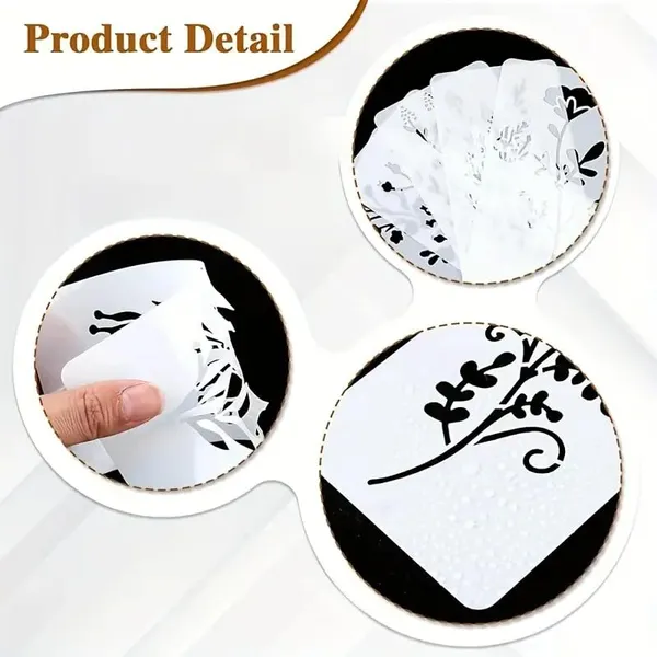 White_Elegant_Faux_Leather_Pattern_Stencil_Large_Reusable_Floral_Geometric_Mandala_Template_Home_Decor