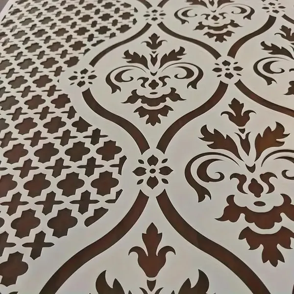 White_Elegant_Faux_Leather_Pattern_Stencil_Large_Reusable_Floral_Geometric_Mandala_Template_Home_Decor
