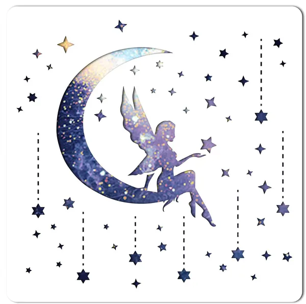 White_Moon_Goddess_Logo_Stencil_Star_Witchcraft_Template_Diy_And_Craft