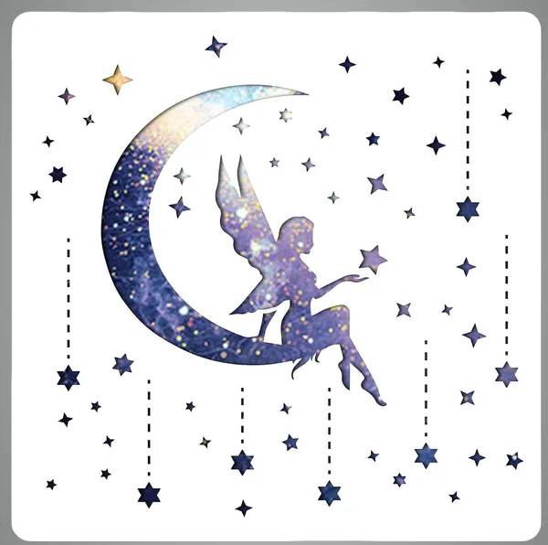 White_Moon_Goddess_Logo_Stencil_Star_Witchcraft_Template_Diy_And_Craft