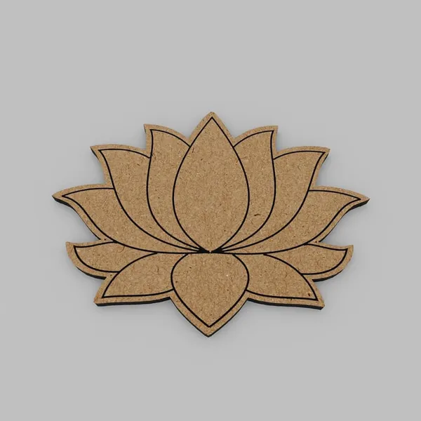 Beige_Wooden_Lotus_Shape_Cutouts_Diy_And_Craft