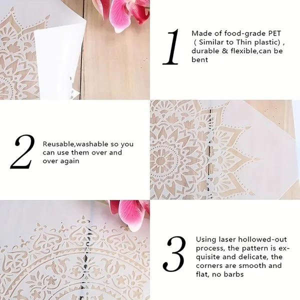 White_A_Plastic_Diy_Craft_Stencil_Template_Diy_And_Craft