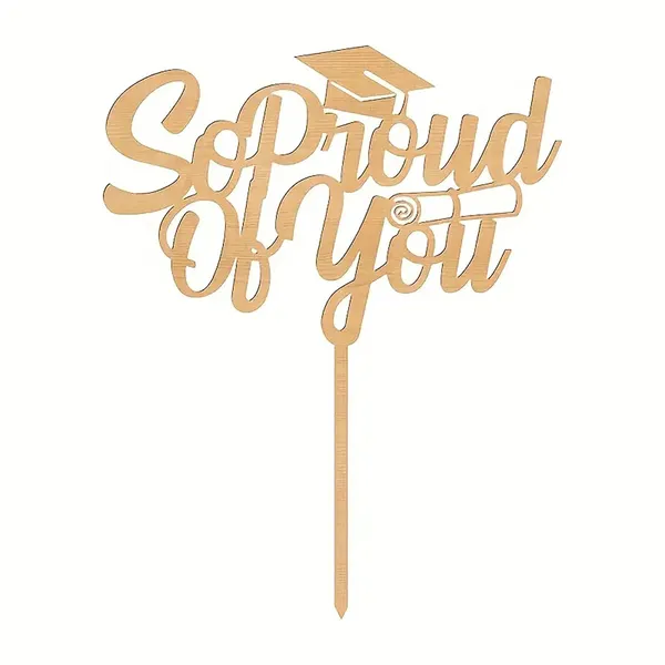 Beige_Wooden_So_Proud_You_Cake_Topper_General