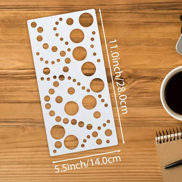 White_Geometric_Circle_Stencils_Reusable_Abstract_Pet_Templates_Diy_And_Craft
