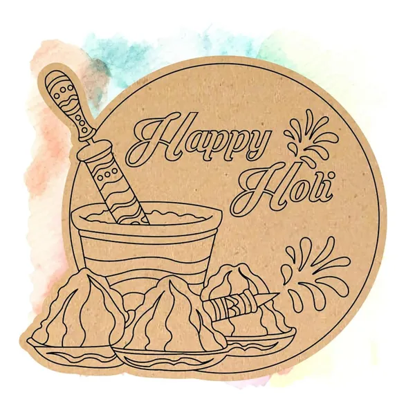 Beige_Happy_Holi_Mdf_Cutout_Wooden_Happy_Holi_Decoration_Diy_And_Craft