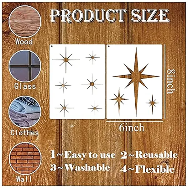 White_Star_Stencil_Home_Decor