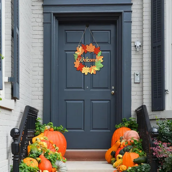 Beige_Wooden_Fall_Leaves_Wreath_Ornaments_Diy_And_Craft