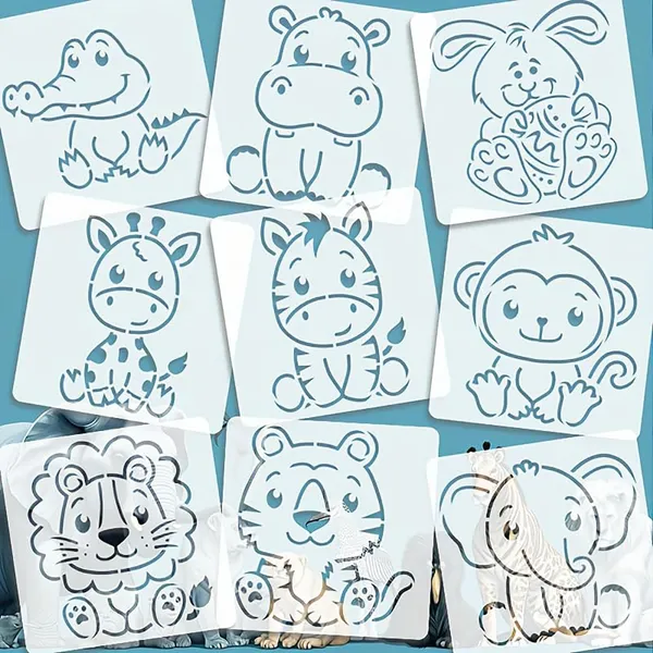 Beige_Animal_Stencil_Drawing_Templates_Kids