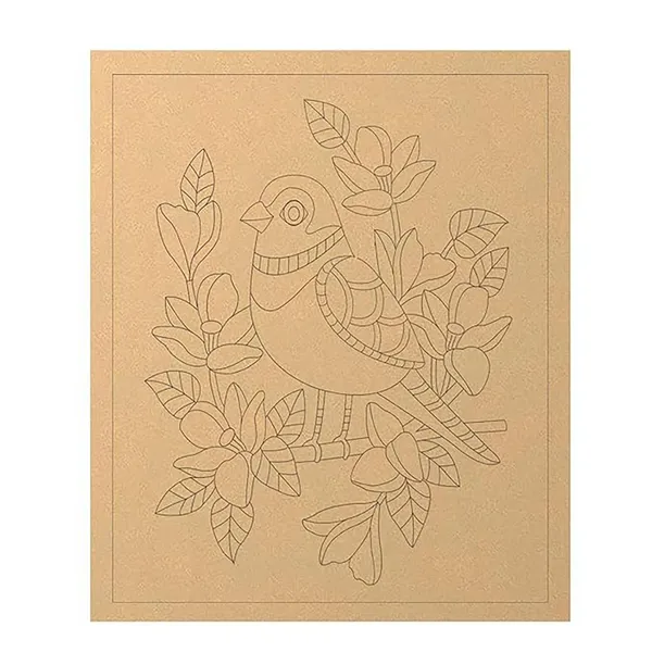 Beige_Cute_Bird_Rectangle_Mdf_Cutout_Kids