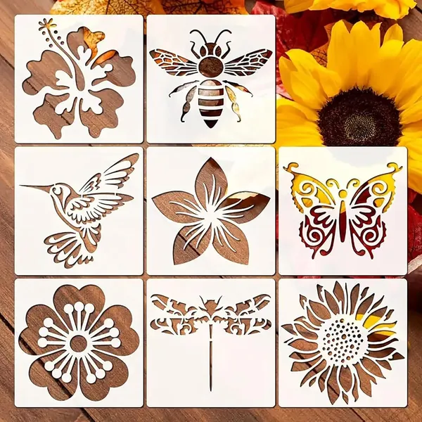 White_Flowers_Birds_Stencils_Diy_And_Craft