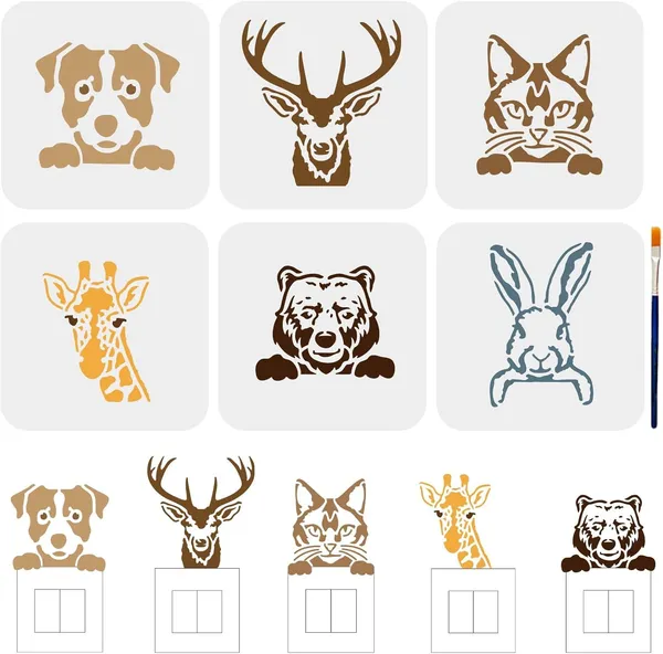 White_Animal_Stencil_Templates_Diy_And_Craft