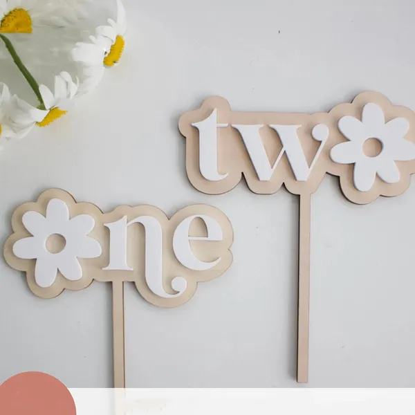 Beige_Wooden_Daisy_Cake_Toppers_One_Two_Cake_Smash_Decor_Baby_First_Birthday_Wood_Sign_Boho_Party_Decorations_Baby