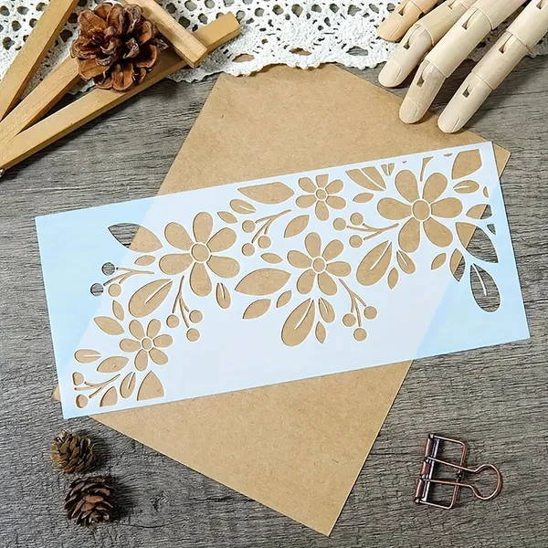 White_Floral_Border_Stencil_Diy_And_Craft