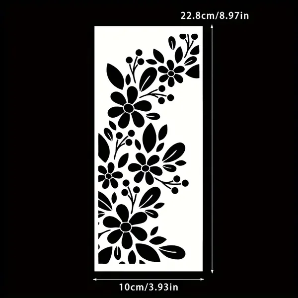 White_Floral_Border_Stencil_Diy_And_Craft