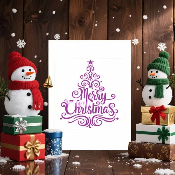 White_Christmas_Tree_Painting_Template_In_Home_Decor