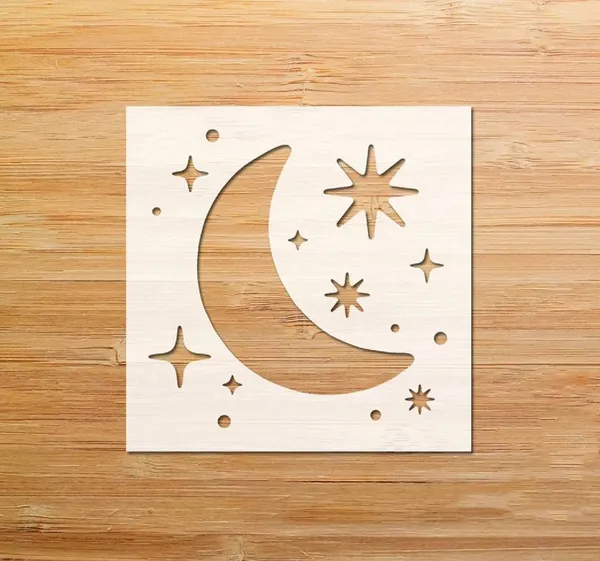 Beige_Moon_And_Stars_Stencil_Diy_And_Craft