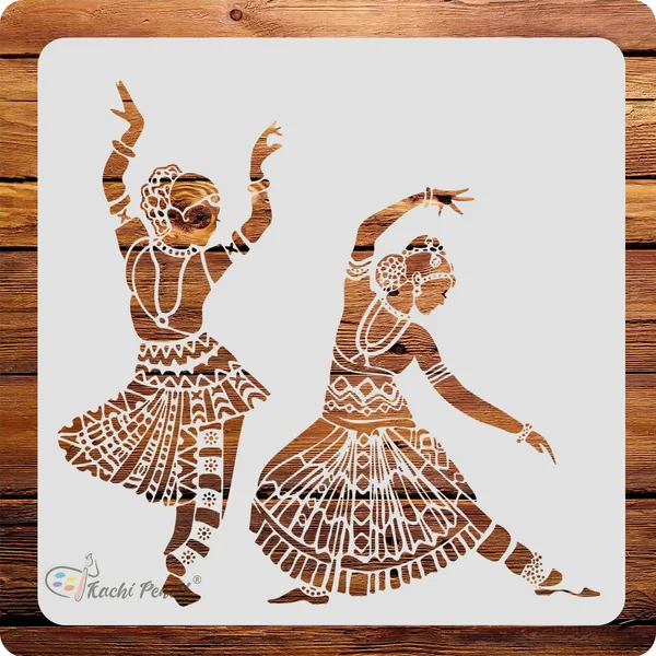 White_Dancing_Lady_Craft_Stencil_Wall_Painting_Template_Diy_And_Craft