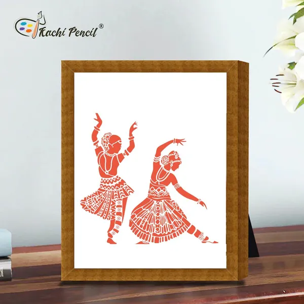 White_Dancing_Lady_Craft_Stencil_Wall_Painting_Template_Diy_And_Craft