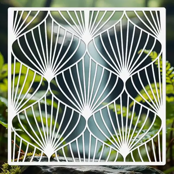 White_Extra_Large_Leaf_Stencil_Home_Decor