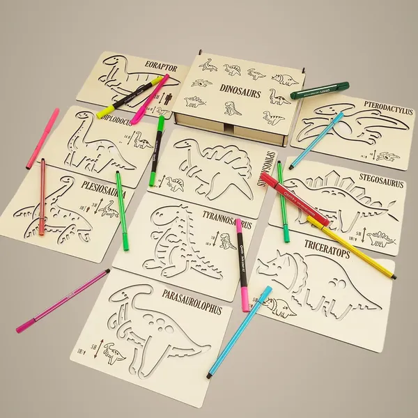 Beige_Montessori_Dinosaur_Stencil_Kids