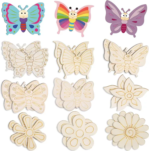 Beige_Wooden_Butterflies_Flowers_Ornaments_To_Paint_Diy_And_Craft