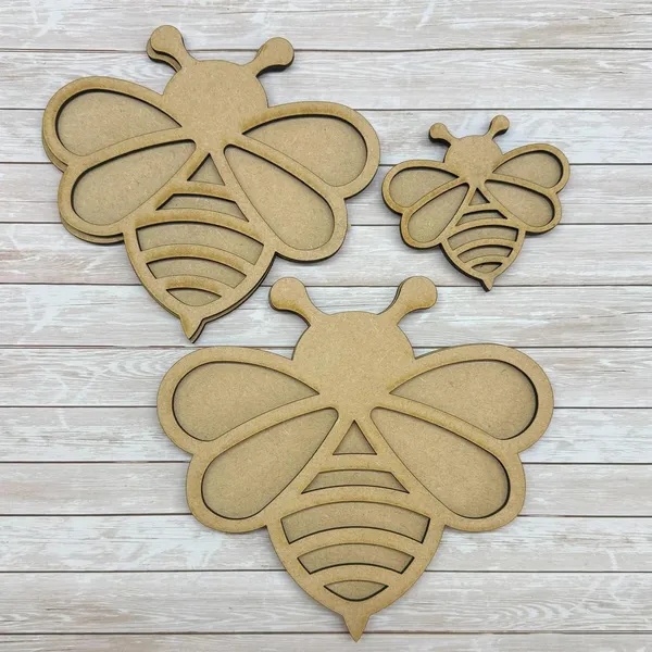 Beige_Mdf_Bee_Shapes_Cutout_Diy_And_Craft