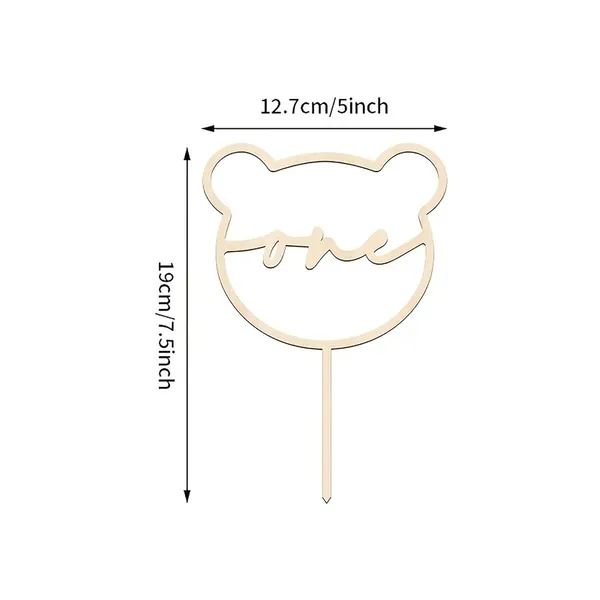Beige_Wooden_Bear_Shape_One_Cake_Topper_Baby