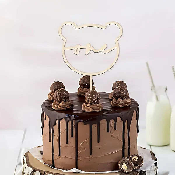 Beige_Wooden_Bear_Shape_One_Cake_Topper_Baby