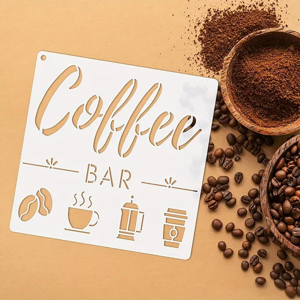White_Coffee_Stencil_Reusable_Cafe_Bakery_Templates_Home_Decor