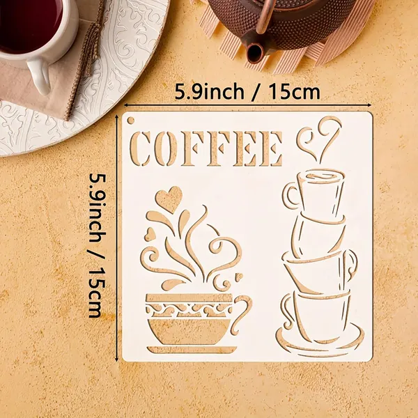 White_Coffee_Stencil_Reusable_Cafe_Bakery_Templates_Home_Decor