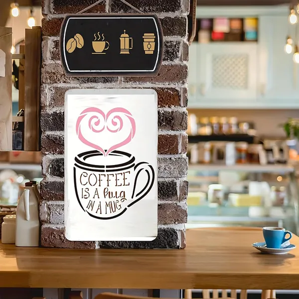 White_Coffee_Stencil_Reusable_Cafe_Bakery_Templates_Home_Decor