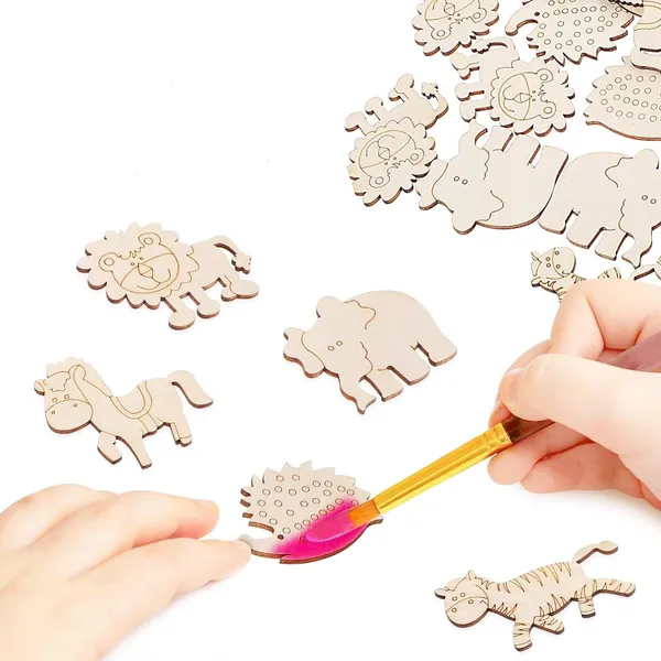 Beige_Woodland_Animal_Wooden_Shapes_Chips_Natural_Wood_Slices_Diy_And_Craft