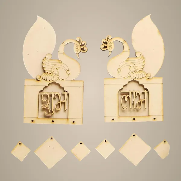 Beige_Diy_Neelkanth_Shubh_Labh_Sohn_Diwali_Decor_Craft_Diy_And_Craft