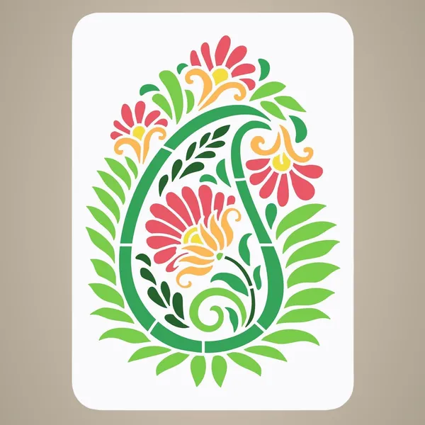 White_Paisley_Stencil_Flowers_Leaves_Fancy_Paisley_Pattern_Diy_And_Craft