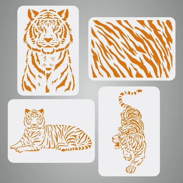 White_Tiger_Stencils_Wildlife_Big_Cat_Templates_Diy_And_Craft