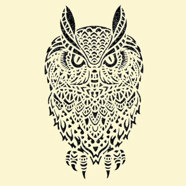 White_Large_Owl_Stencil_Diy_And_Craft