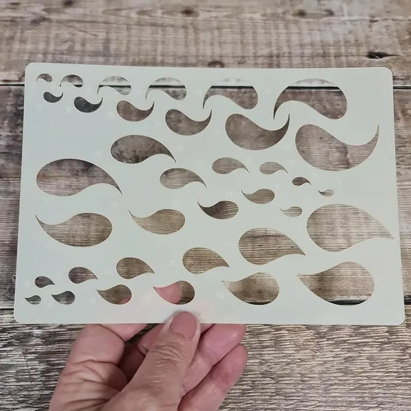 White_Geometric_Shape_Stencils_Reusable_Plastic_Template_Diy_And_Craft