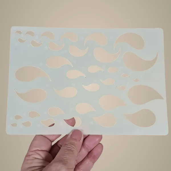 White_Geometric_Shape_Stencils_Reusable_Plastic_Template_Diy_And_Craft