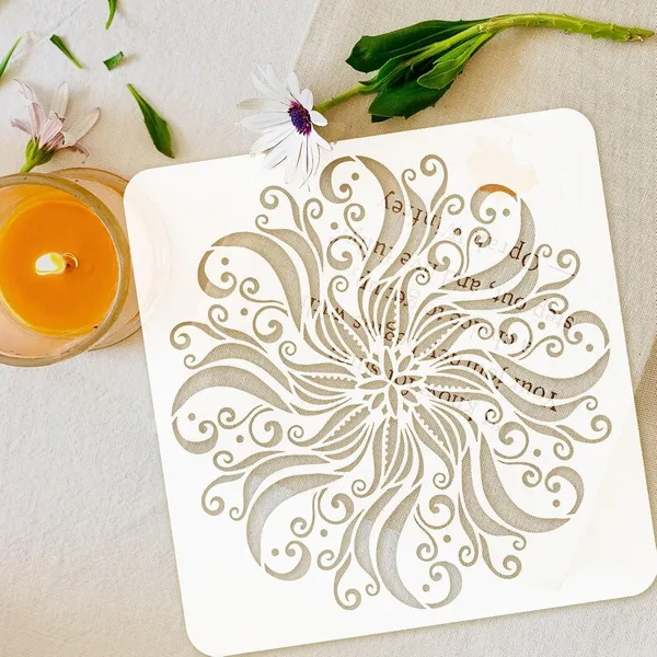 White_Mandala_Floral_Stencil_Twisted_Flower_Pattern_Diy_Template_Diy_And_Craft