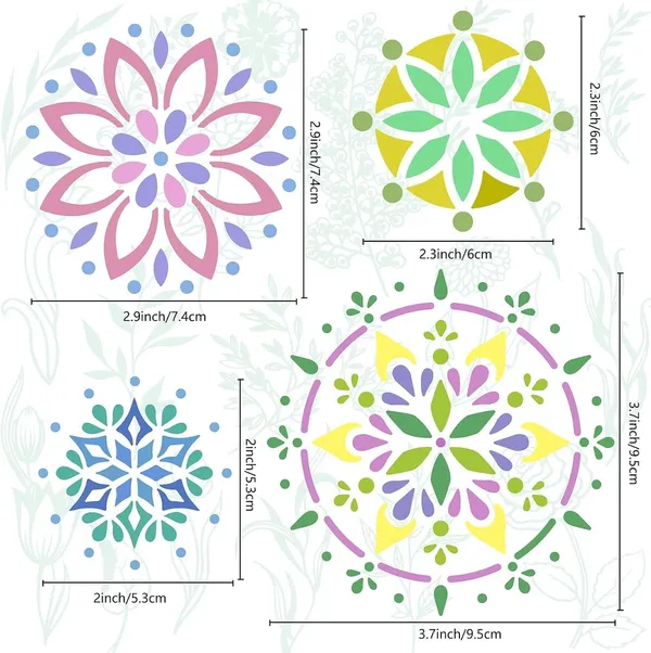 White_Mandala_Metal_Stencil_Flower_Design_Stainless_Steel_Painting_Template_Home_Decor