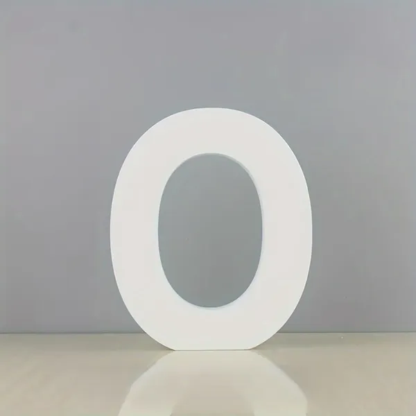 White_Standing_Letter_O_Decoration_Cm_Pvc_Block_Home_Decor