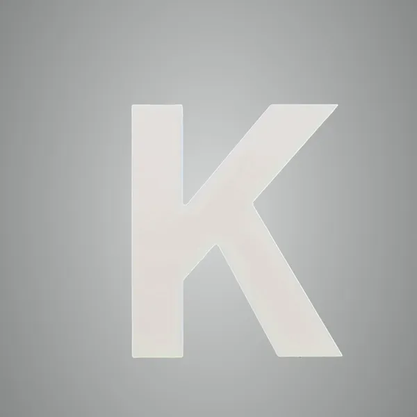 White_Standing_Letter_K_Decoration_Modern_Pvc_Alphabet_Block_Freestanding_Initial_Sign