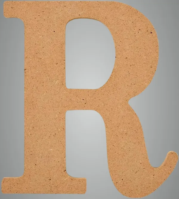 Brown_Mdf_Wooden_Alphabet_Letter_R