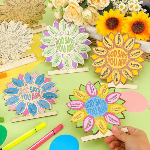 Beige_God_Says_You_Are_Sunflower_Wood_Craft_Diy_Christian_Wooden_Tabletop_Signs_Diy_And_Craft