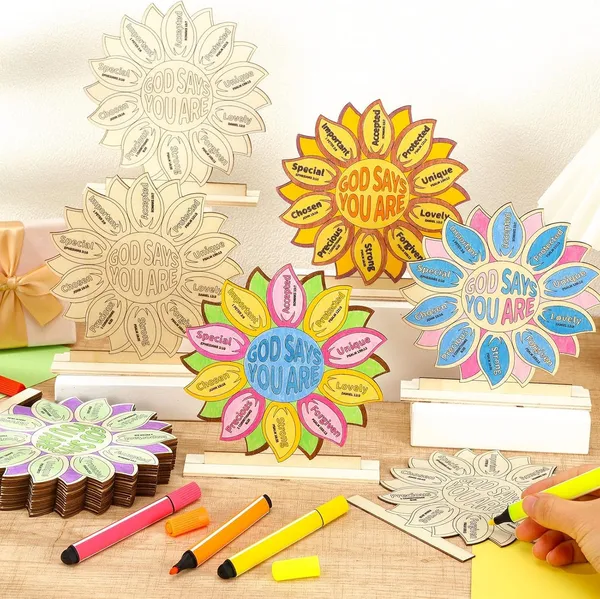 Beige_God_Says_You_Are_Sunflower_Wood_Craft_Diy_Christian_Wooden_Tabletop_Signs_Diy_And_Craft