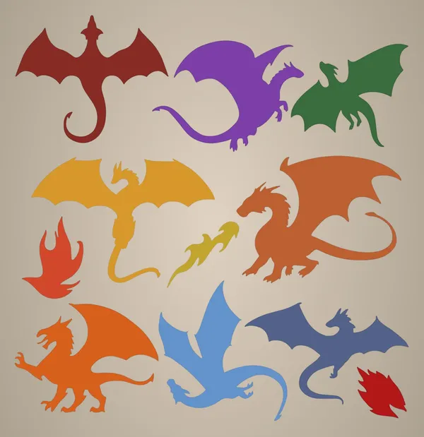 White_Dragons_Stencil_Plastic_Flying_Dragons_Drawing_Painting_Template_Diy_And_Craft