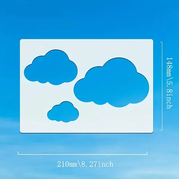 White_Large_Rainbow_Cloud_Wall_Stencil_Kids