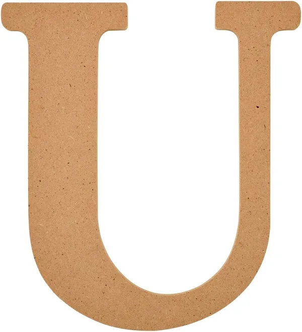 Brown_Big_Mdf_Wooden_Alphabet_Letter_U