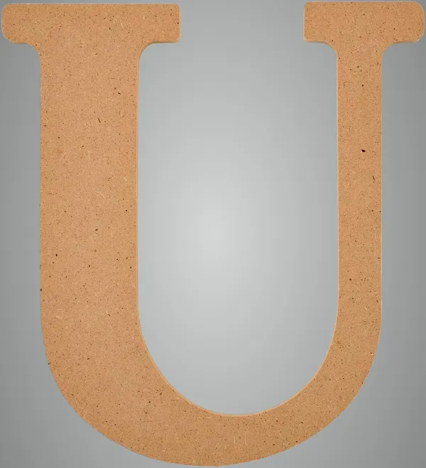 Brown_Big_Mdf_Wooden_Alphabet_Letter_U